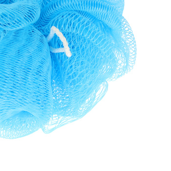 Мочалка-бант для душа нейлон D11см Шарик цвет МИКС 40г Мистер Бульк *10/100