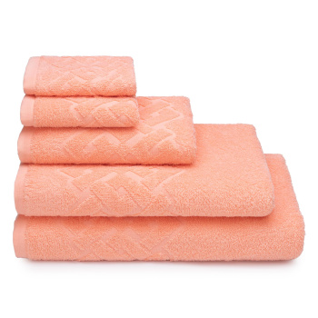 Полотенце махровое 30*60см Baldric цв.13-1318 персиковый 360гр/м2 ПТ-1301-05583 *10/60