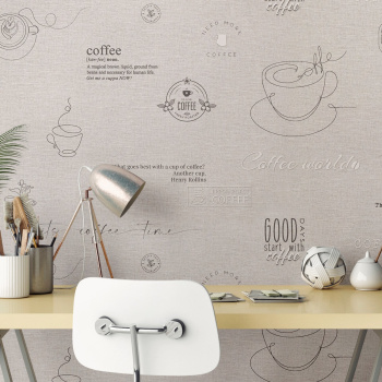 Обои  флиз Ateliero Cafe (сер.) 589698  1.06*10м *6