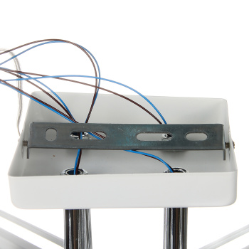 Люстра N6401/4 WT+CR  4*40W E27 220V (d-480; h-275)  VERNER LIGHTING *1