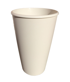 Кашпо пластм. "Le cone" высокое 18,5л(вст.10л),d верх.28мм,h450мм Кремов 1100-1 "Tek.A.Tek" *1