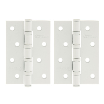 Петля универсальная 100*70*2,5мм БЕЛАЯ FHP-STD (комплект 2шт.) Нора-М *1/10/50