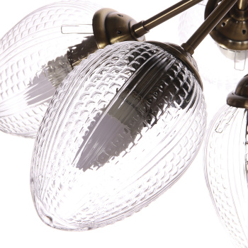 Люстра N5121/6 АВ Е27 6*40Вт ( h=325; d=560)  VERNER LIGHTING *1 Люстра N5121/6 АВ Е27 6*40Вт ( h=325; d=560)  VERNER LIGHTING *1