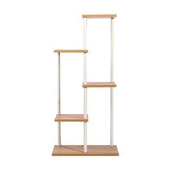 Этажерка для цвет.кашпо металл.стойки/дер.полки "Шафран15Л" 6-и м., в.1м Белый ПДЦШ15ЛБ "ЗМИ" *1 Этажерка для цвет.кашпо металл.стойки/дер.полки "Шафран15Л" 6-и м., в.1м Белый ПДЦШ15ЛБ "ЗМИ" *1